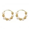 PARADIGM Coco Pearl/Bead Hoops