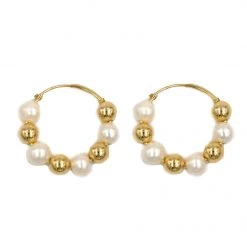 PARADIGM Coco Pearl/Bead Hoops