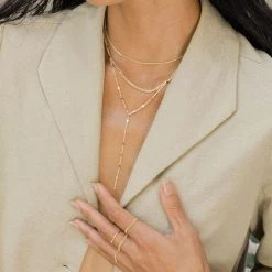 MAY MARTIN Samantha Lariat Necklace