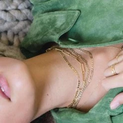 MAY MARTIN Large Lily Link Necklace MAY MARTIN X THE SHOP