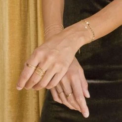 MAY MARTIN X THE SHOP MAY MARTIN Petite Signet GF Ring