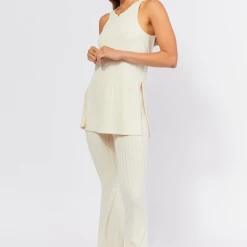 GIRL AND THE SUN GIRL & THE SUN Sophie Flared Knit Pant LOUNGE