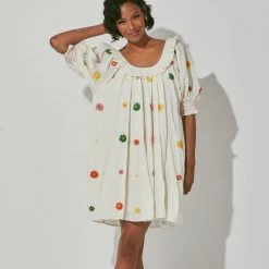 CLEOBELLA Eleanor Embroidered Mini Dress