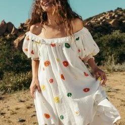 CLEOBELLA Eleanor Embroidered Mini Dress