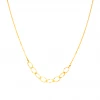 MAY MARTIN Gold Fill Link Choker Necklace