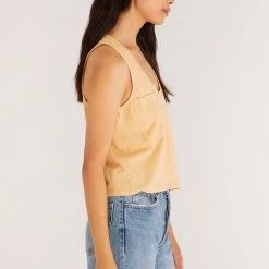 TOPS Z SUPPLY <br> Skimmer Crop Pocket Tank <br><small><i> (More Colors Available) </small></i> 19 TOPS Z SUPPLY Skimmer Crop Pocket Tank (More Colors Available)