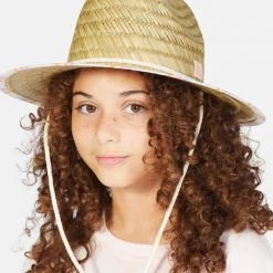 BILLABONG GIRLS Beach Dayz Straw Lifeguard Hat (More Colors Available)