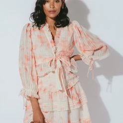 CLEOBELLA Amber Tiered Mini Skirt BOTTOMS