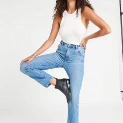 ROLLAS Original Straight Denim Pant - Brad Blue BACK IN STOCK