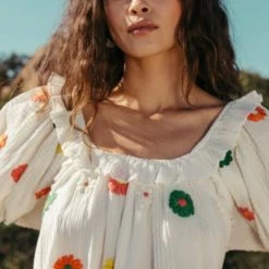 CLEOBELLA Eleanor Embroidered Mini Dress