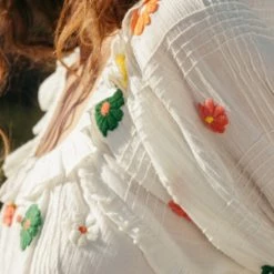 CLEOBELLA Eleanor Embroidered Mini Dress