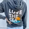 YESTERDAYS LOVE THE SEA / THE SHOP. LOVE THE SEA Pigment Wash Hoodie (More Colors Available)