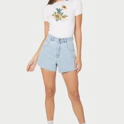 ROLLAS Mirage Denim Short - Nina Blue Organic BOTTOMS