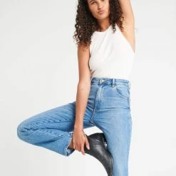 ROLLAS Original Straight Denim Pant - Brad Blue BACK IN STOCK