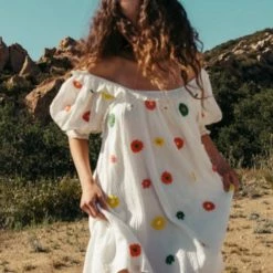 CLEOBELLA Eleanor Embroidered Mini Dress