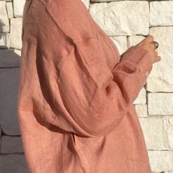 VITAMIN A Playa Oversized Linen Shirt Dress (More Colors Available) BACK IN STOCK