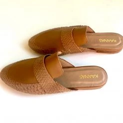 FOOTWEAR KAANAS Milan Leather Loafer Mule