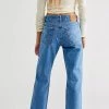 LEVI'S Wedgie Straight Denim Pant - Oxnard Haze BOTTOMS