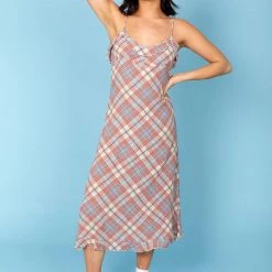 ROLLAS <br> Plaid Shelly Dress 9 ROLLAS Plaid Shelly Dress