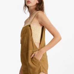 BACK IN STOCK BILLABONG Wild Pursuit Short Overall Romper (More Colors Available)