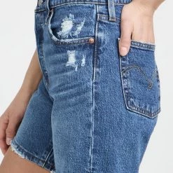 LEVI'S 501 Mid-Thigh Denim Short - Salsa Middle
