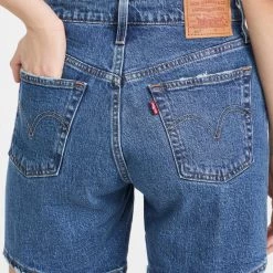 LEVI'S 501 Mid-Thigh Denim Short - Salsa Middle