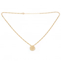 MAY MARTIN Athena Sun Coin Necklace