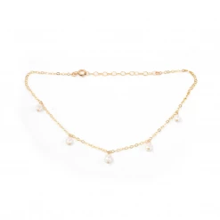 MAY MARTIN Tahiti Pearl Anklet MAY MARTIN X THE SHOP