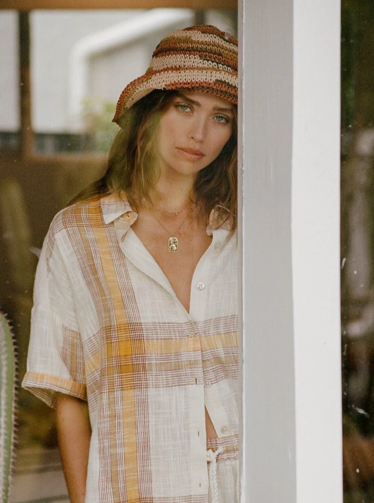 LSPACE L*SPACE <br> Brie Rafia Bucket Hat BACK IN STOCK 3 LSPACE L*SPACE Brie Rafia Bucket Hat BACK IN STOCK