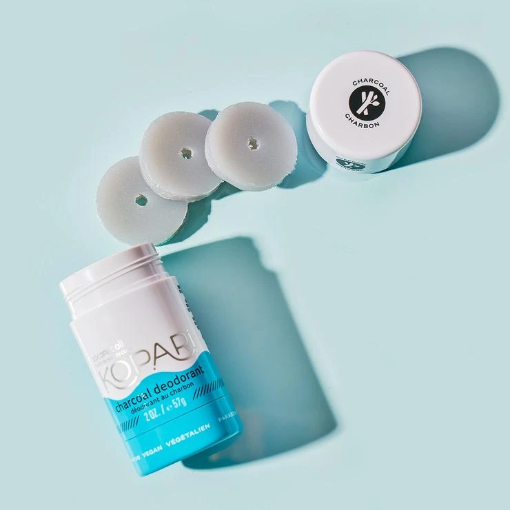 KOPARI <br> Driftwood Charcoal Natural Coconut Oil Deodorant 6 KOPARI Driftwood Charcoal Natural Coconut Oil Deodorant