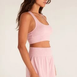 LOUNGE Z SUPPLY Sia Slub Tank Bra