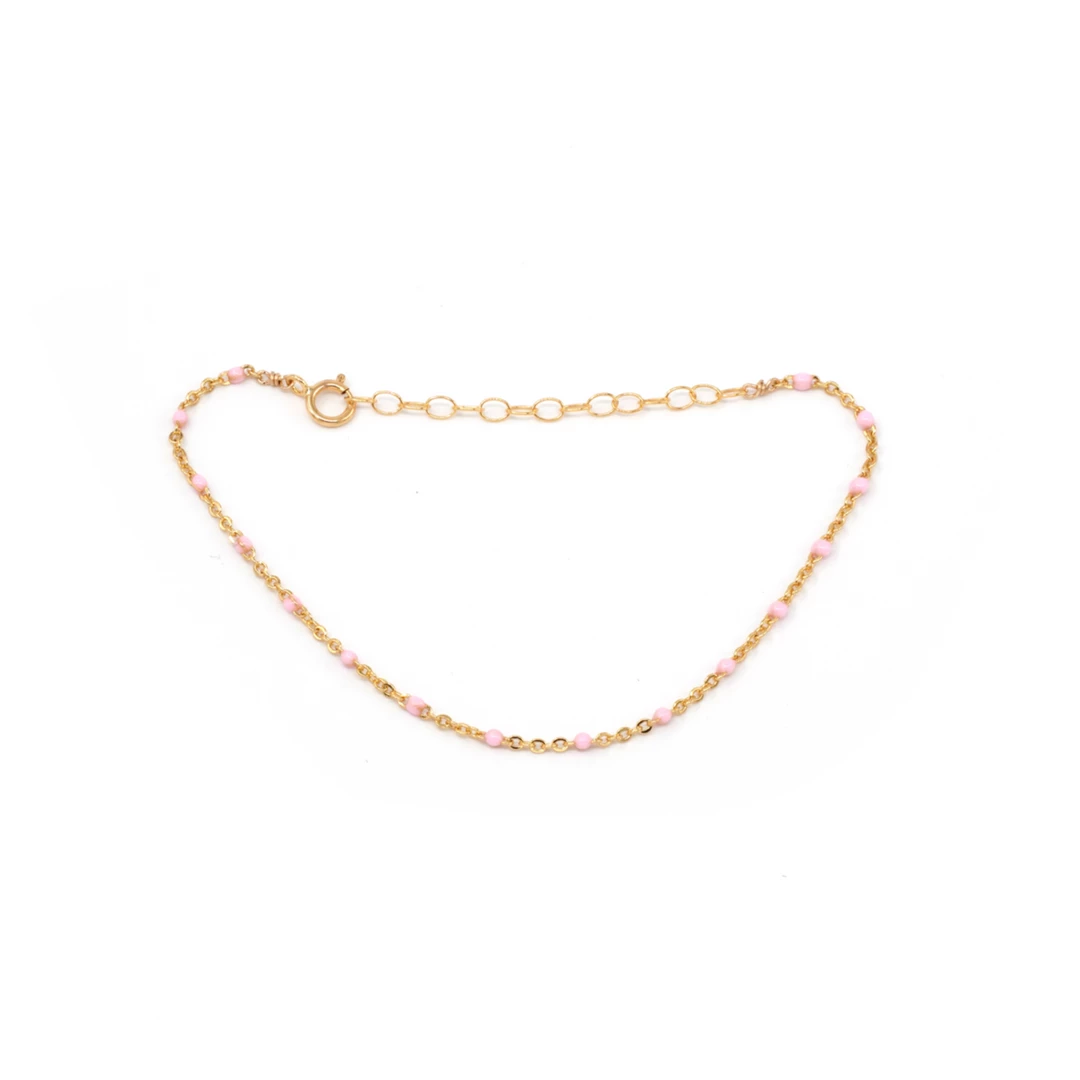 MAY MARTIN <br> Colored Enamel & Gold Bracelet <br><small><i> (More Colors Available) </small></i> 6 MAY MARTIN Colored Enamel & Gold Bracelet (More Colors Available)