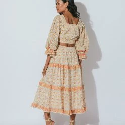 TOPS CLEOBELLA <br> Rhea Crop Blouse 12 TOPS CLEOBELLA Rhea Crop Blouse