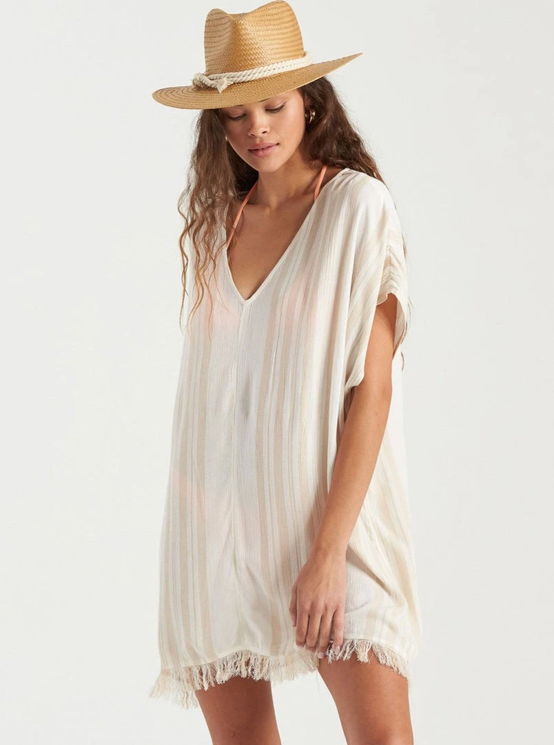 TOPS BILLABONG <br> Walk Away Stripe Coverup 3 TOPS BILLABONG Walk Away Stripe Coverup